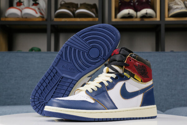 Union x Air Jordan 1 Retro High OG NRG White Blue