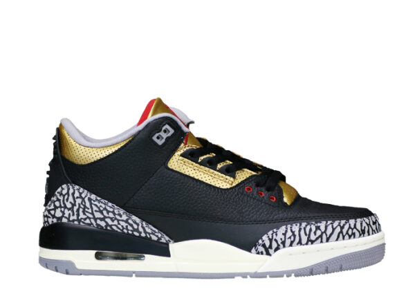 Air Jordan 3 “Black Cement Gold” 2022