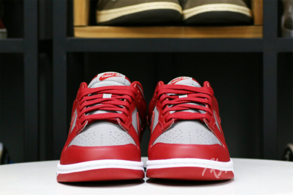 Nike Dunk Low Retro Medium Grey Varsity Red UNLV (2021)(FK's A1 Batch) - Image 2