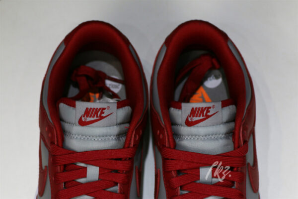 Nike Dunk Low Retro Medium Grey Varsity Red UNLV (2021)(FK's A1 Batch) - Image 6