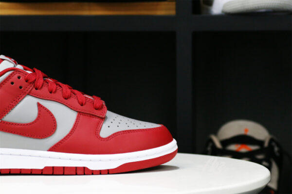 Nike Dunk Low Retro Medium Grey Varsity Red UNLV (2021)(FK's A1 Batch) - Image 3