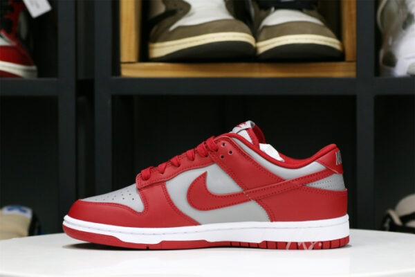 Nike Dunk Low Retro Medium Grey Varsity Red UNLV (2021)(FK's A1 Batch) - Image 5