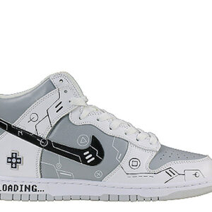 Nike Dunk High “Video Game” White Grey Black PS5 Loading