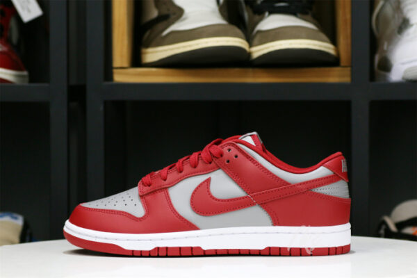 Nike Dunk Low Retro Medium Grey Varsity Red UNLV (2021)(FK's A1 Batch) - Image 7