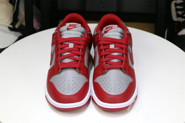 Nike Dunk Low Retro Medium Grey Varsity Red UNLV (2021)(FK's A1 Batch) - Image 8